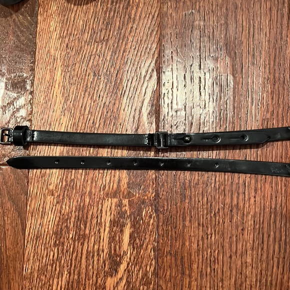 Burberry Thin Patent Leather Belt size 1